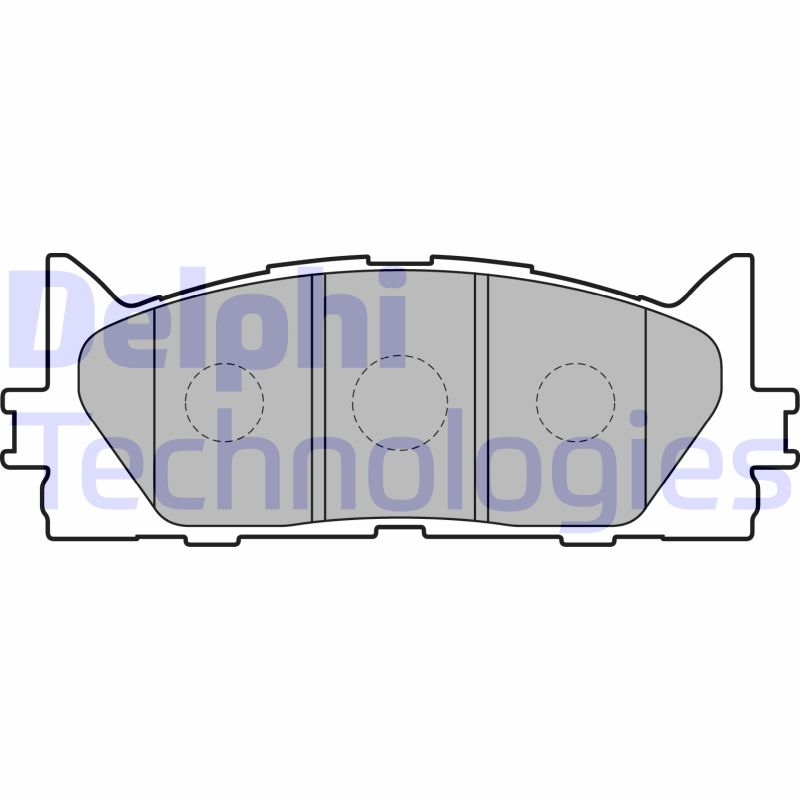 Remblokset Delphi Diesel LP2169