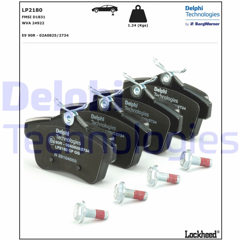 Delphi Diesel Remblokset LP2180