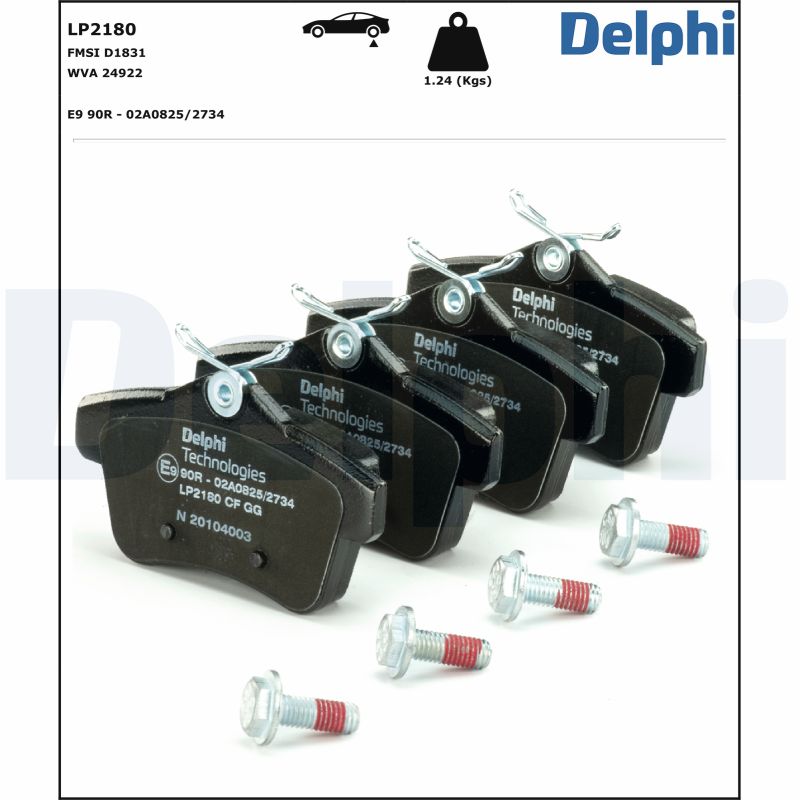 Delphi Diesel Remblokset LP2180
