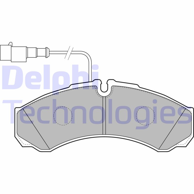 Remblokset Delphi Diesel LP2185