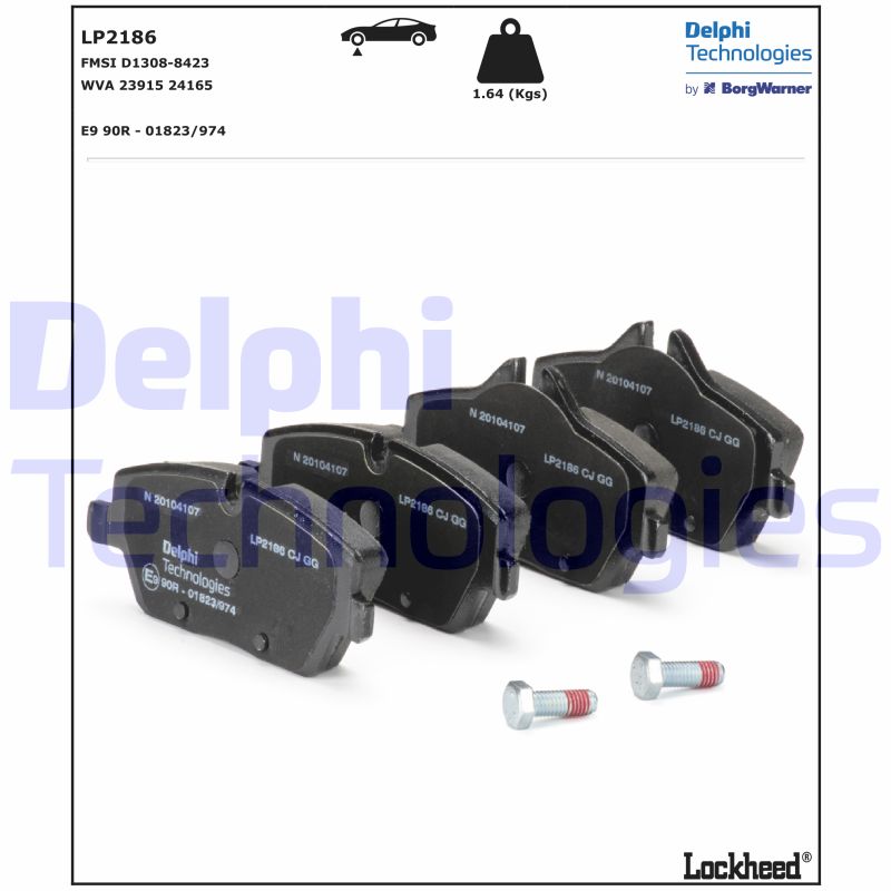 Delphi Diesel Remblokset LP2186