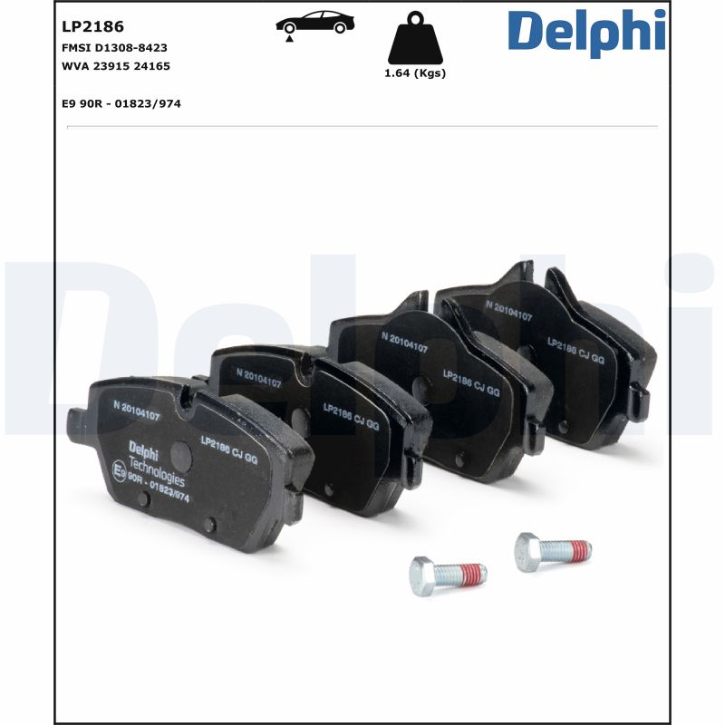 Delphi Diesel Remblokset LP2186