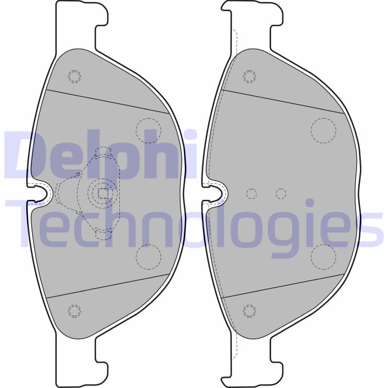 Remblokset Delphi Diesel LP2189