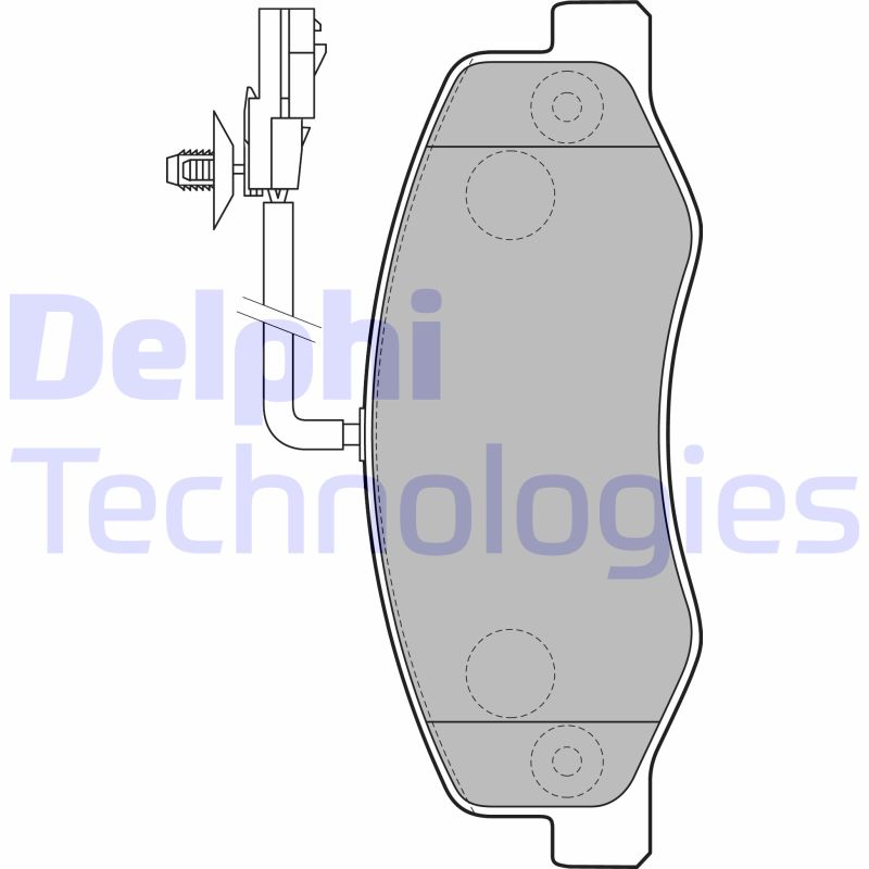 Remblokset Delphi Diesel LP2192