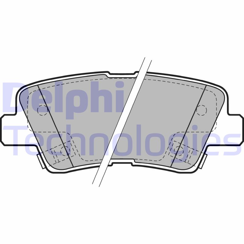 Remblokset Delphi Diesel LP2195