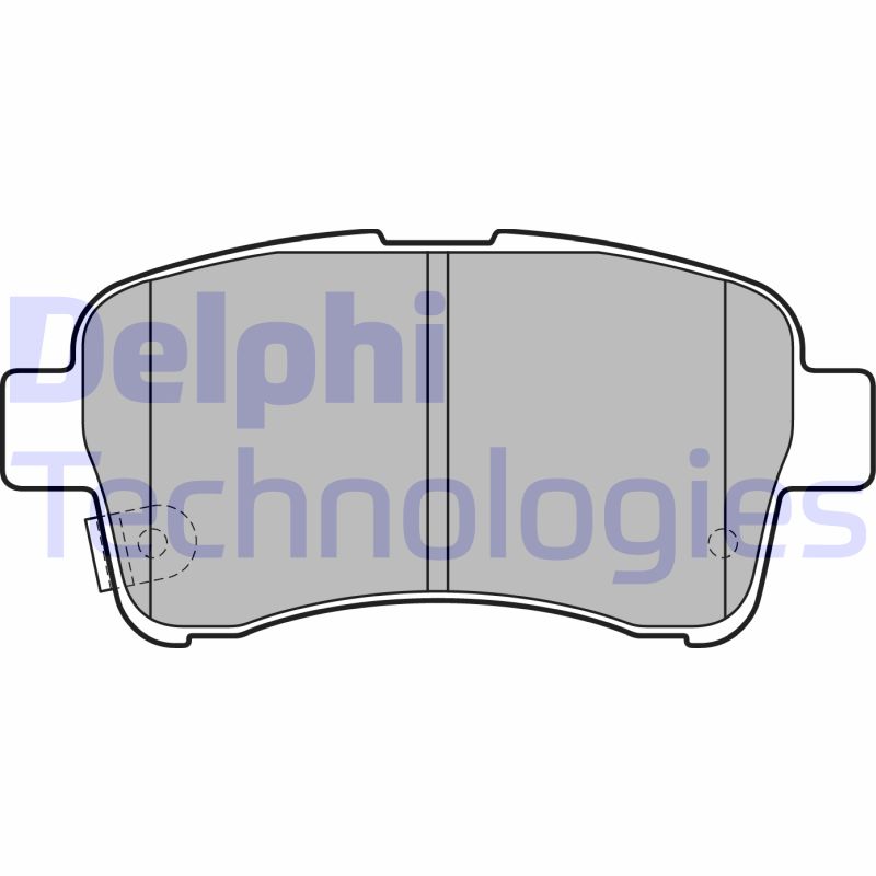 Remblokset Delphi Diesel LP2205