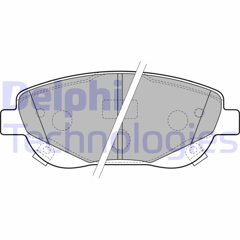 Remblokset Delphi Diesel LP2207