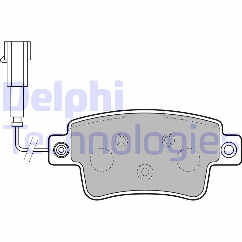 Remblokset Delphi Diesel LP2231