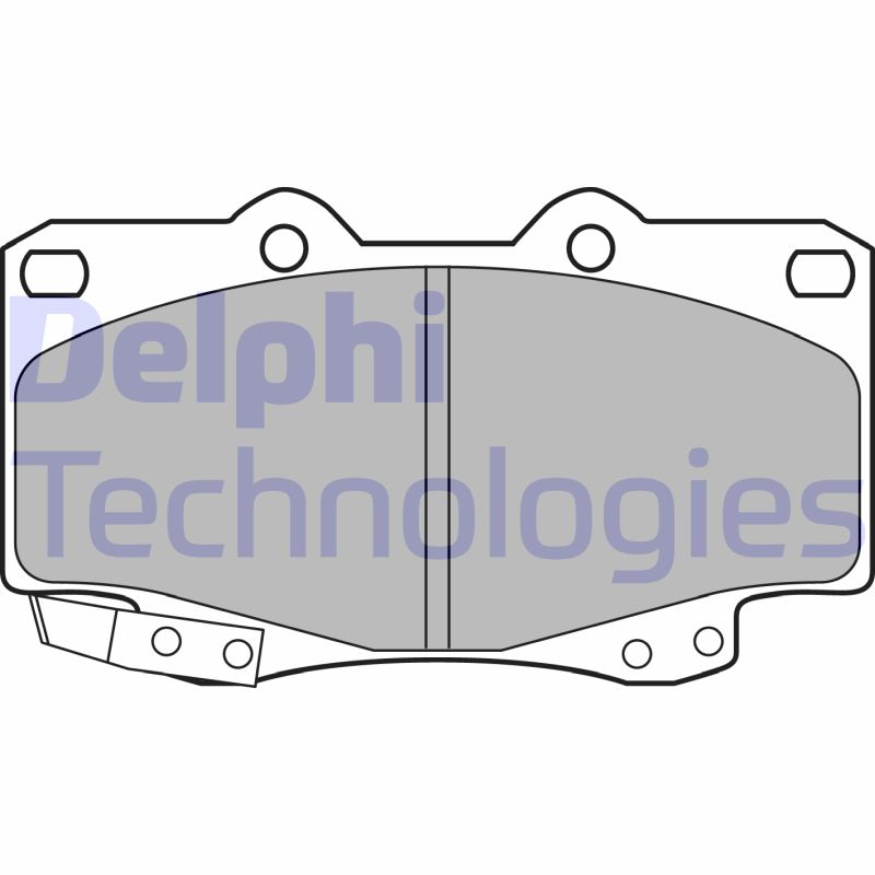 Remblokset Delphi Diesel LP2242