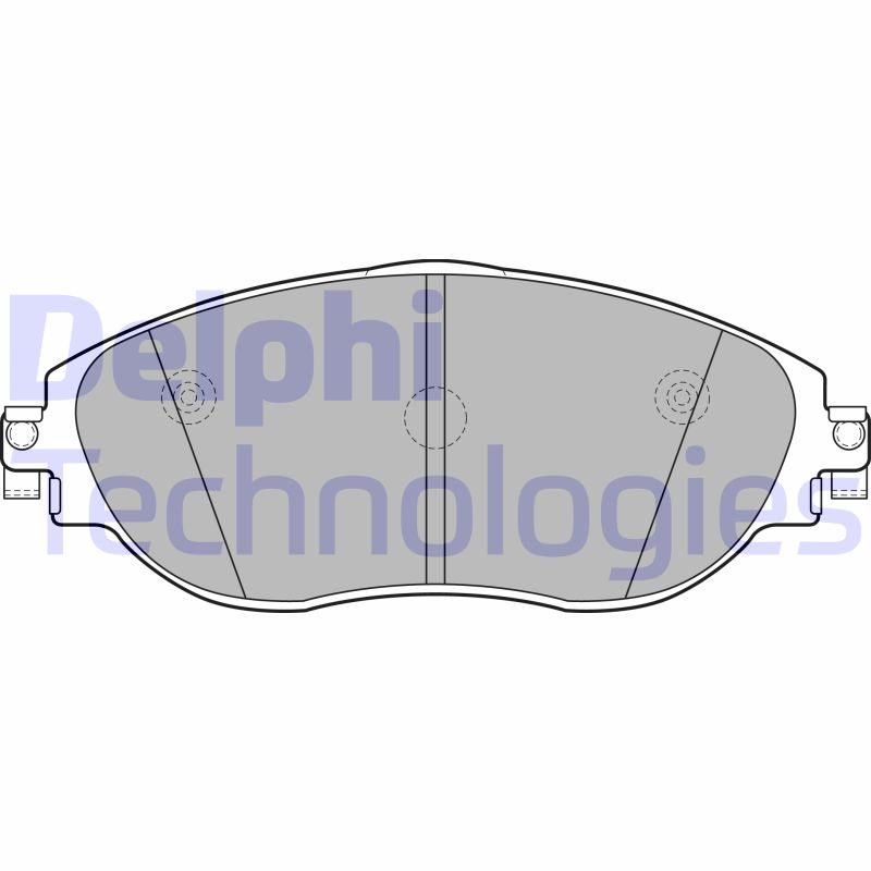 Remblokset Delphi Diesel LP2250