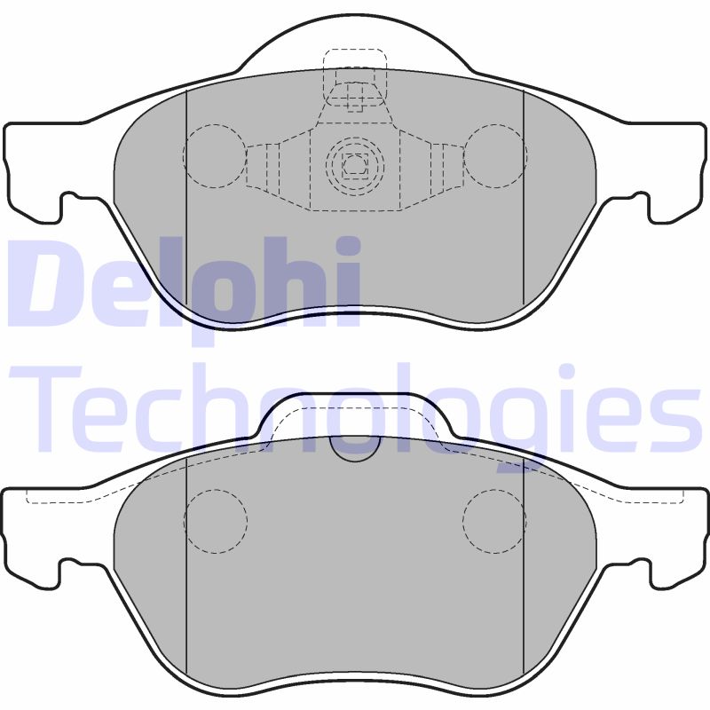 Remblokset Delphi Diesel LP2252