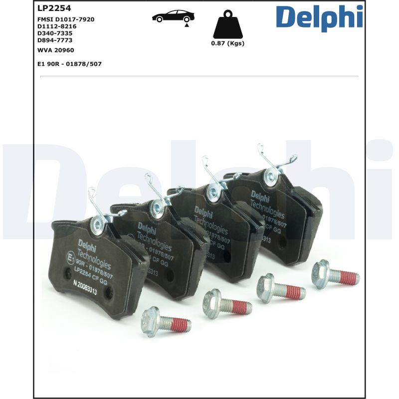 Delphi Diesel Remblokset LP2254
