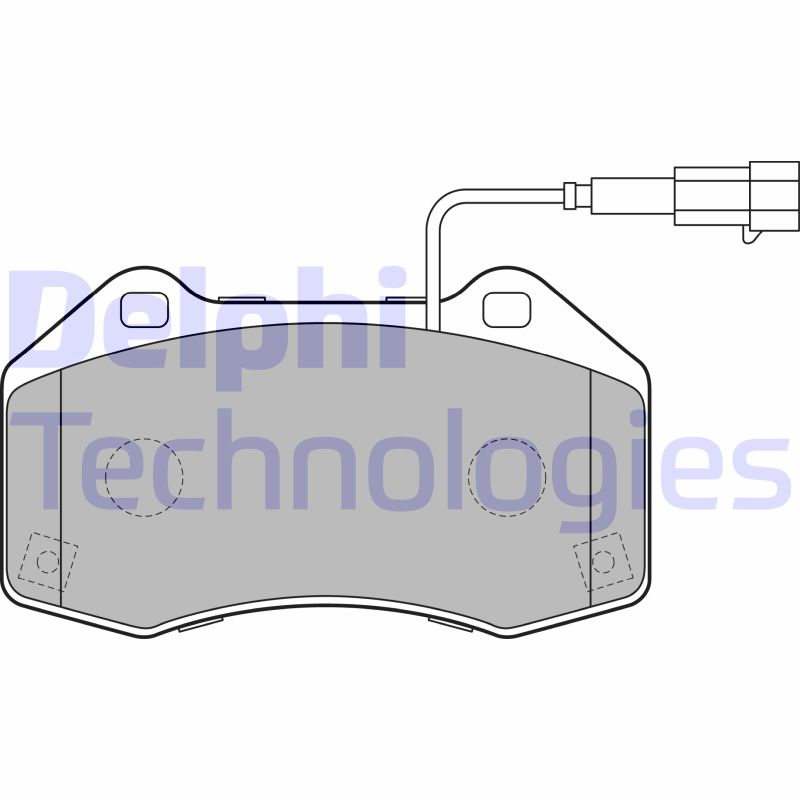 Remblokset Delphi Diesel LP2280