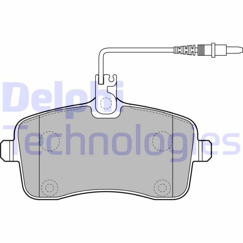 Remblokset Delphi Diesel LP2282