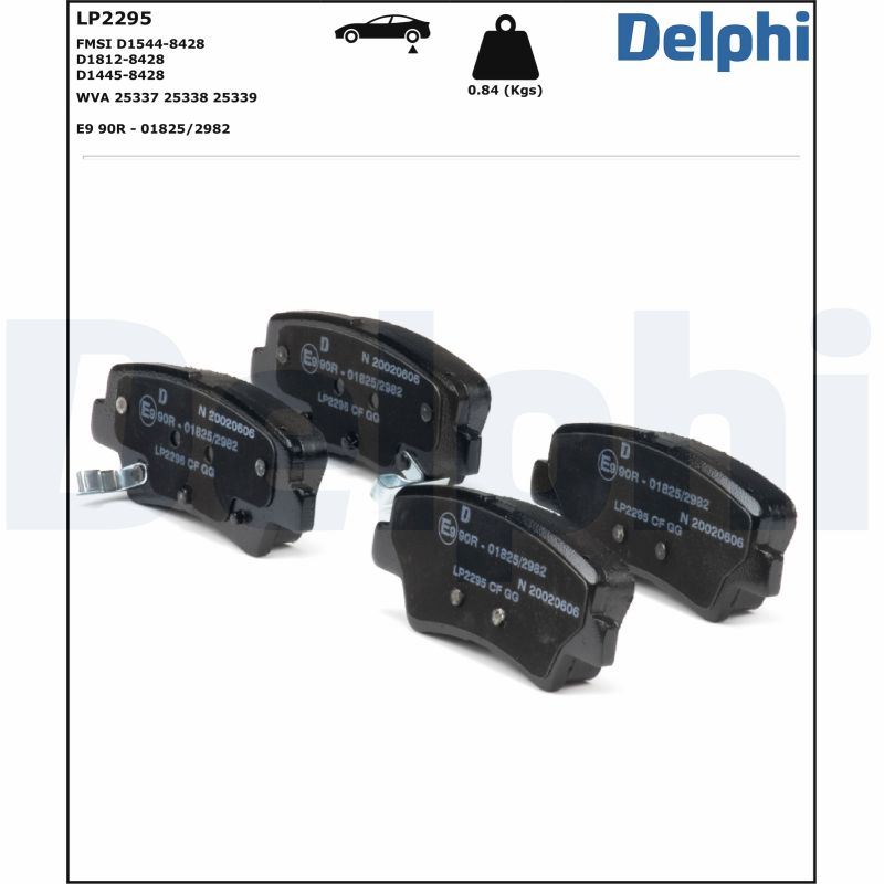 Delphi Diesel Remblokset LP2295