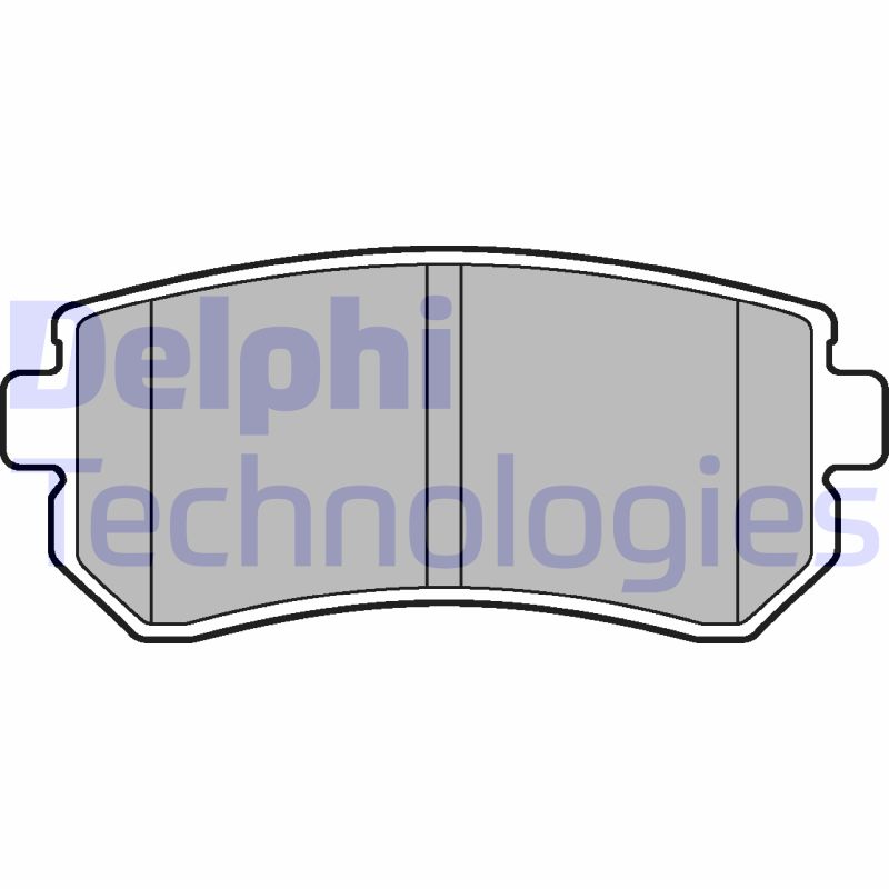 Remblokset Delphi Diesel LP2303