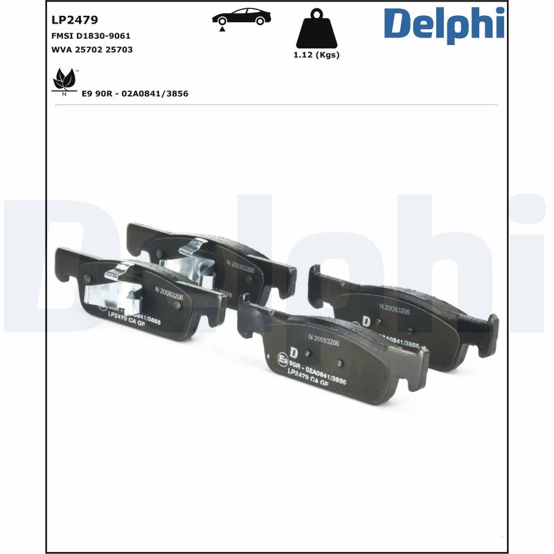 Delphi Diesel Remblokset LP2479