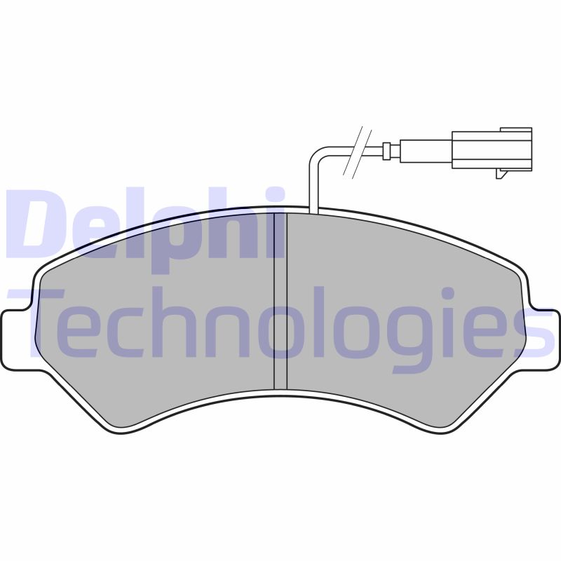 Remblokset Delphi Diesel LP2492