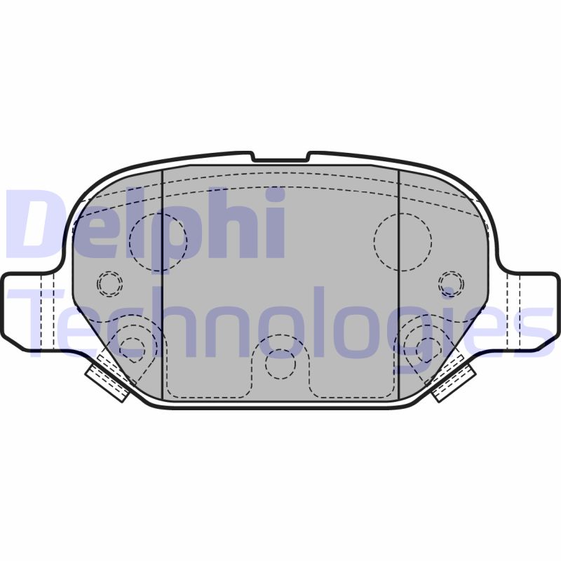Remblokset Delphi Diesel LP2761