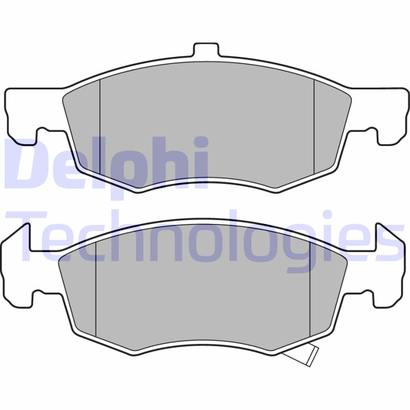 Remblokset Delphi Diesel LP3163