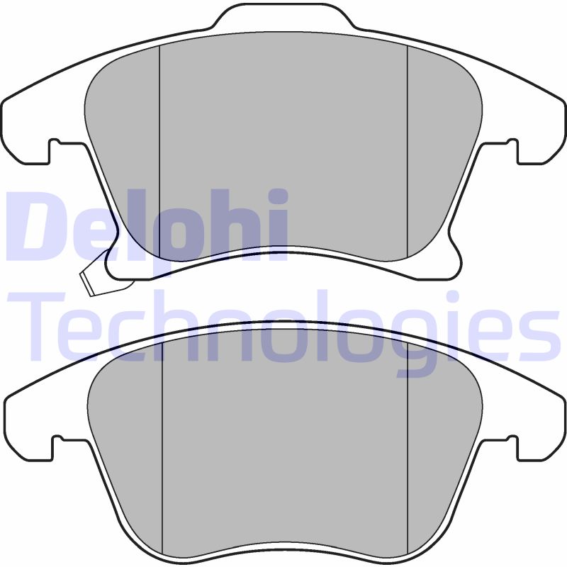 Remblokset Delphi Diesel LP3181