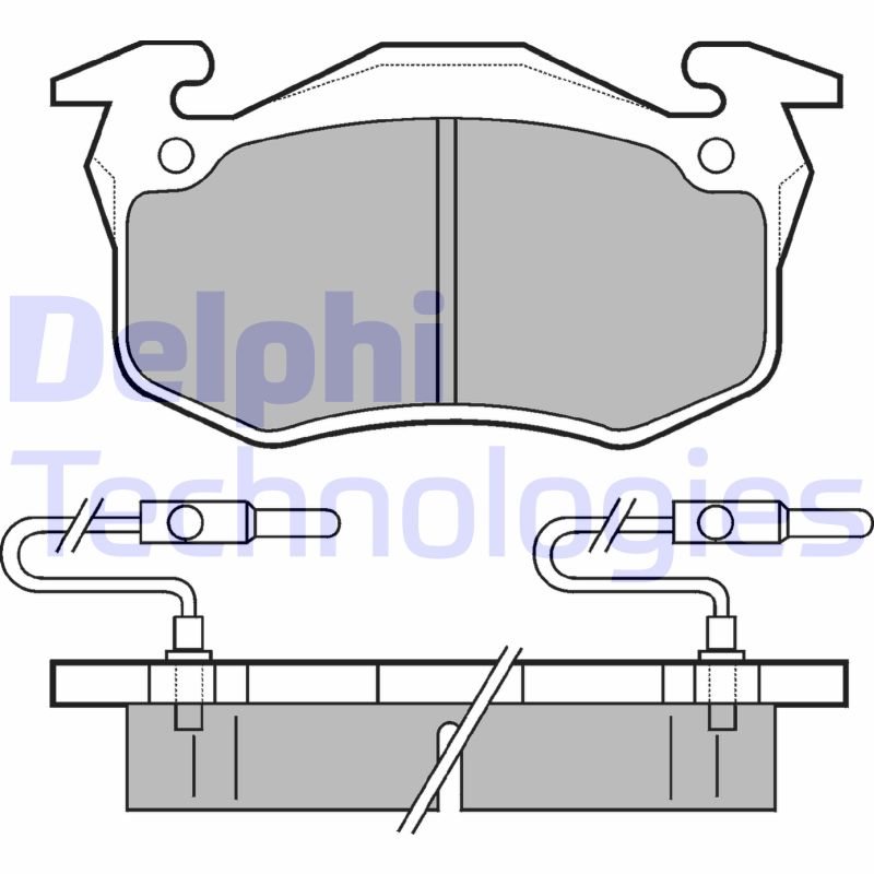 Remblokset Delphi Diesel LP350