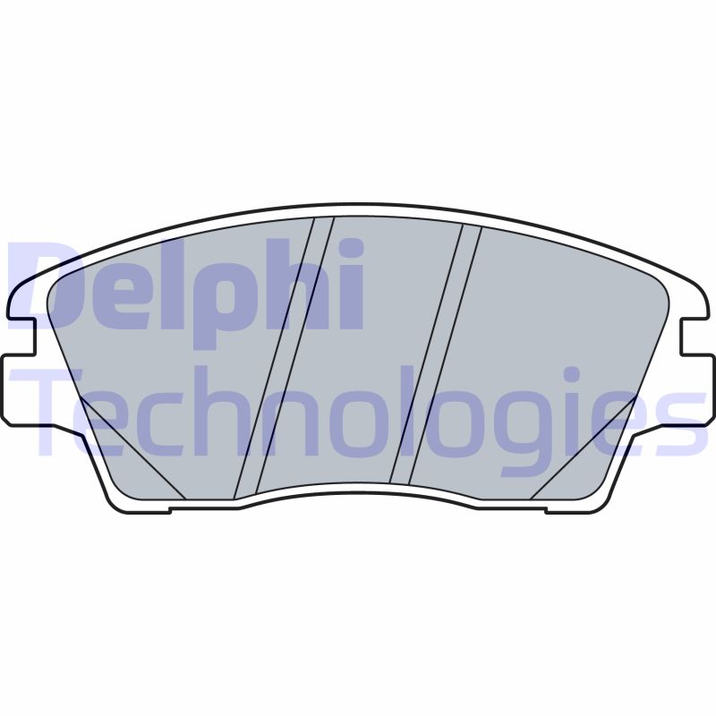 Remblokset Delphi Diesel LP3519