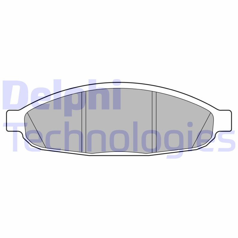 Remblokset Delphi Diesel LP3555