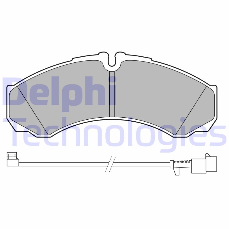 Remblokset Delphi Diesel LP3658