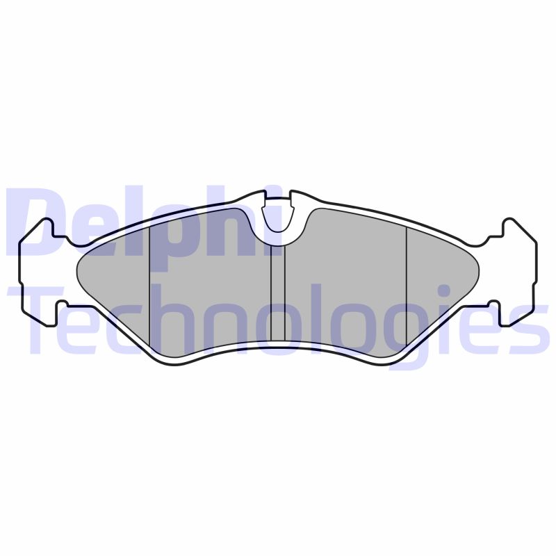 Remblokset Delphi Diesel LP3664