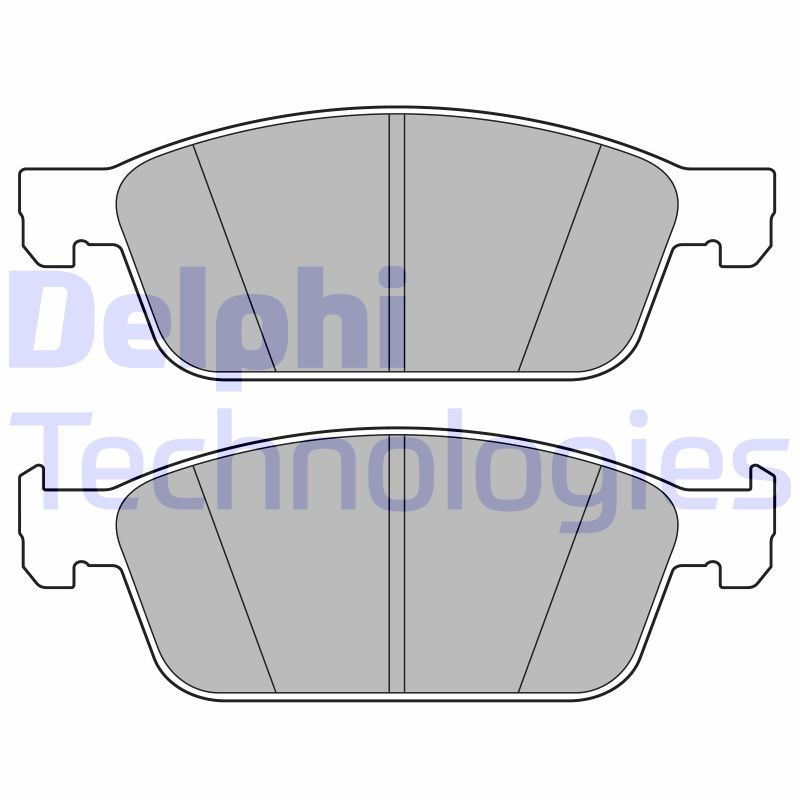 Remblokset Delphi Diesel LP3672