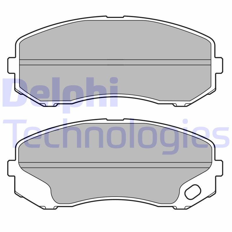Remblokset Delphi Diesel LP3687