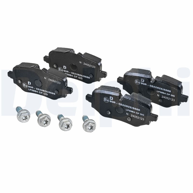 Delphi Diesel Remblokkenset, schijfrem LP3884