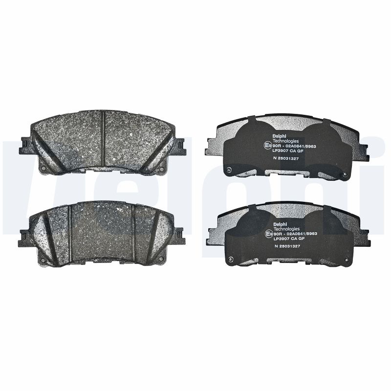 Delphi Diesel Remblokkenset, schijfrem LP3907