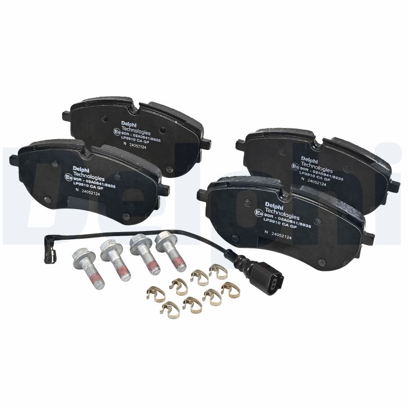 Delphi Diesel Remblokkenset, schijfrem LP3910