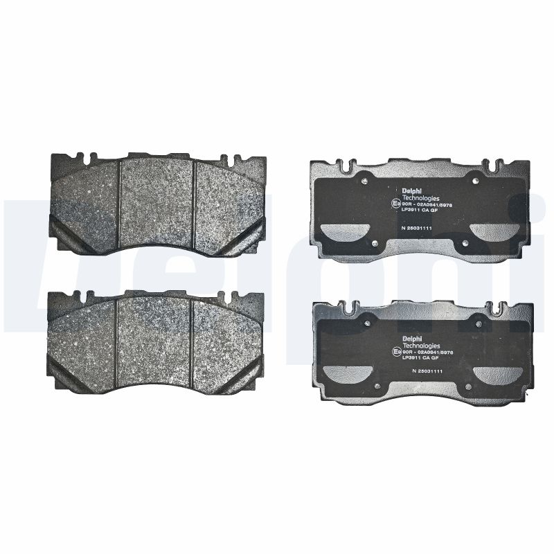 Delphi Diesel Remblokkenset, schijfrem LP3911