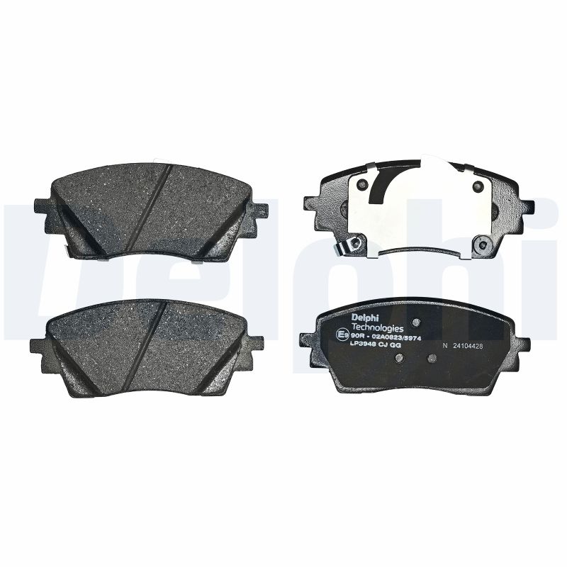 Delphi Diesel Remblokkenset, schijfrem LP3948