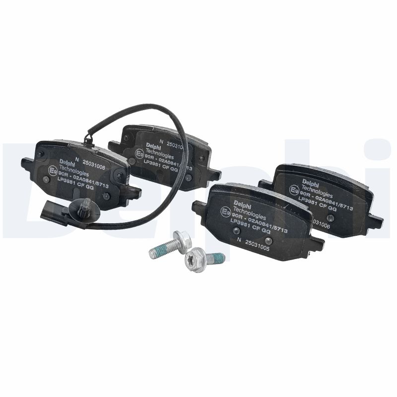 Delphi Diesel Remblokkenset, schijfrem LP3951