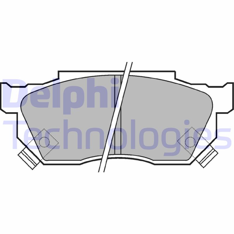 Remblokset Delphi Diesel LP445