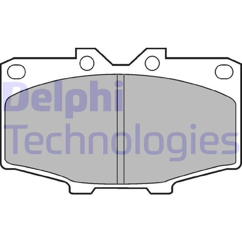 Remblokset Delphi Diesel LP448