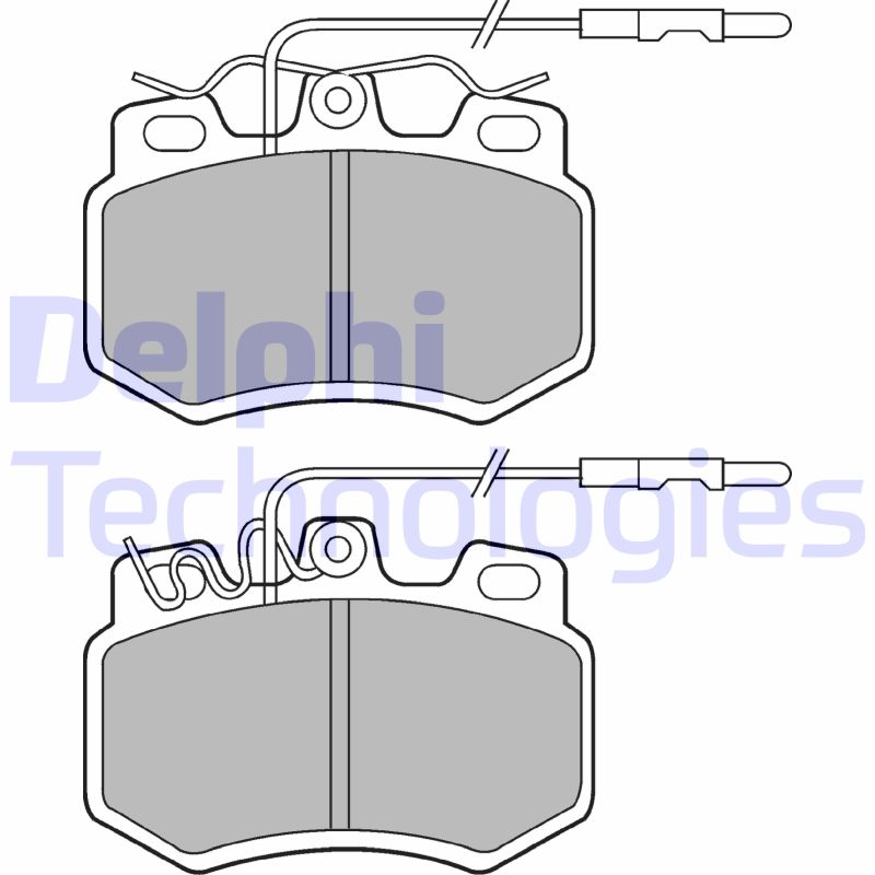 Remblokset Delphi Diesel LP493