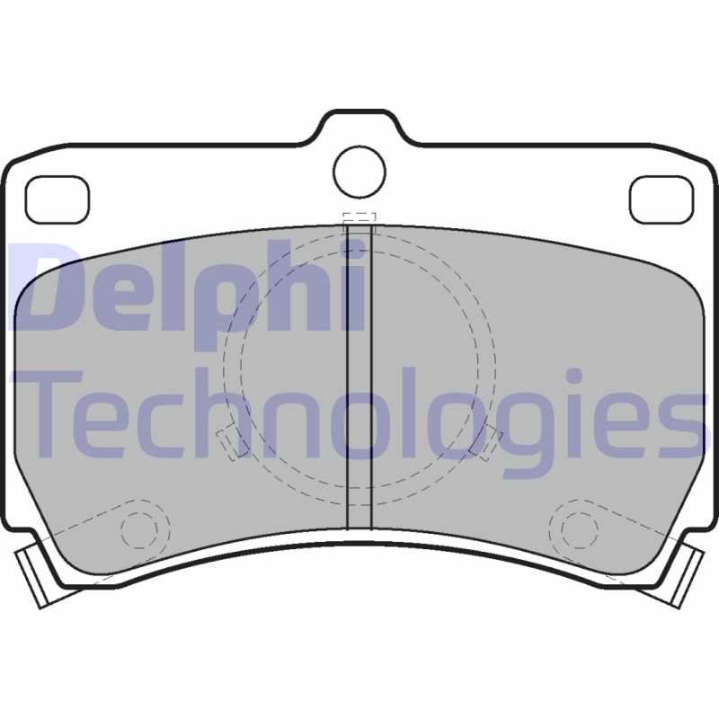 Remblokset Delphi Diesel LP531