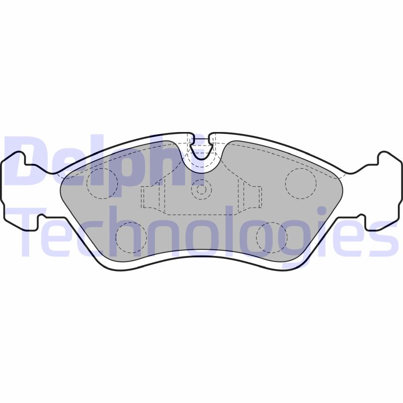 Remblokset Delphi Diesel LP585