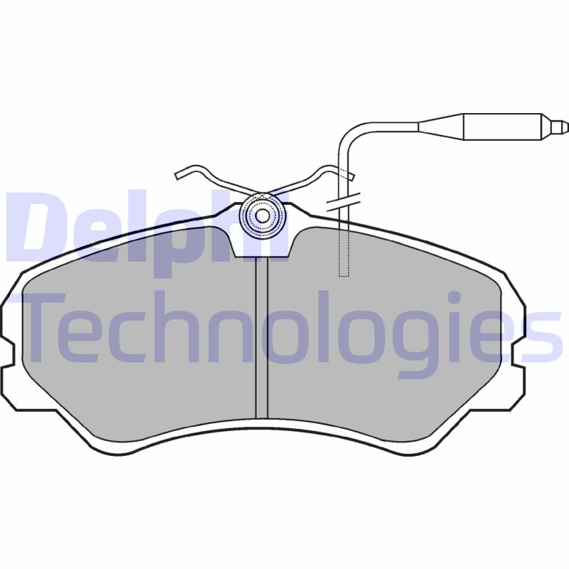 Remblokset Delphi Diesel LP594