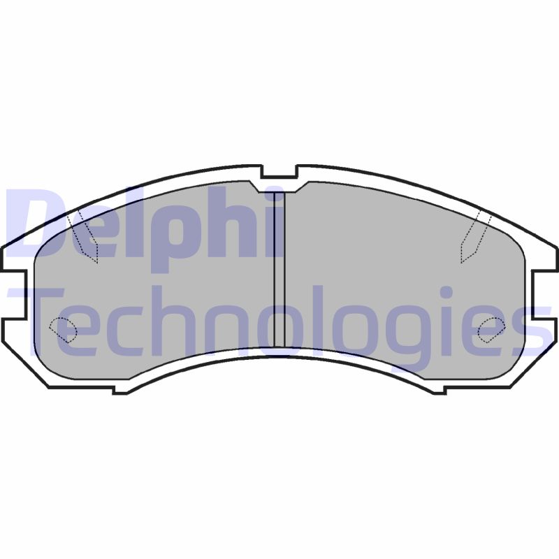 Remblokset Delphi Diesel LP595