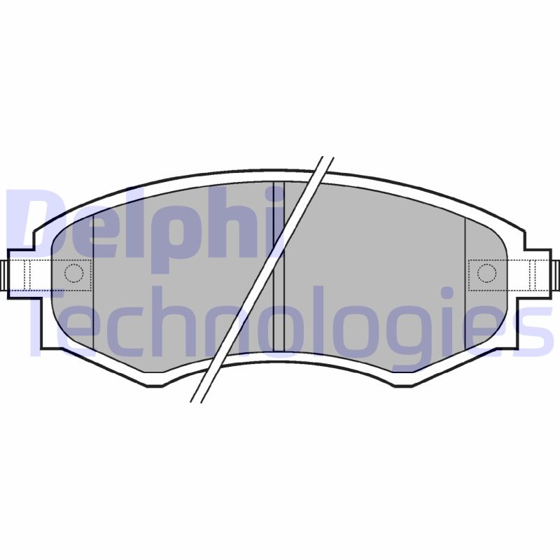 Remblokset Delphi Diesel LP606