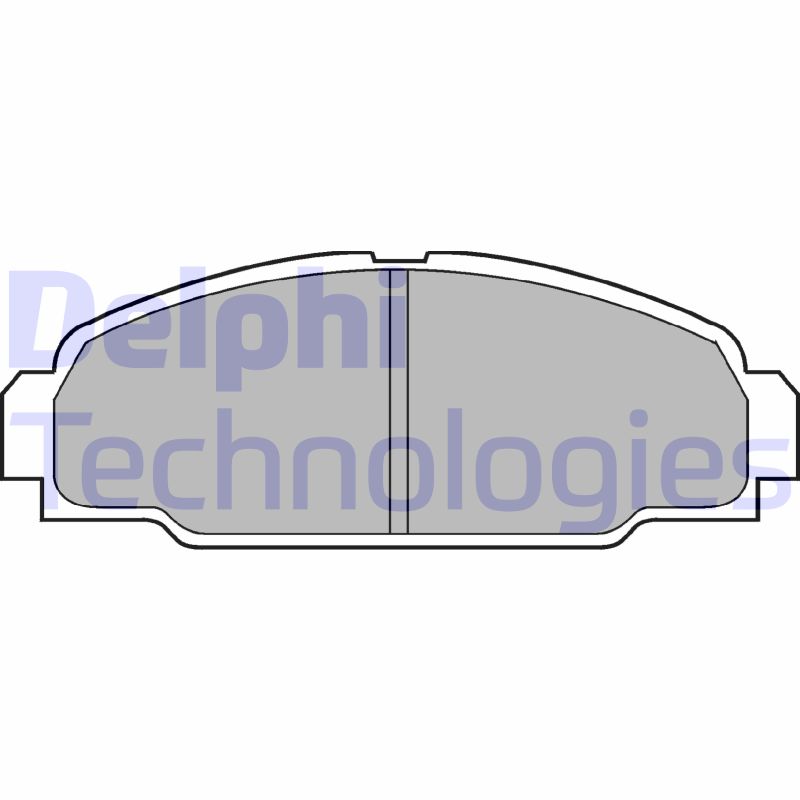 Delphi Diesel Remblokset LP607