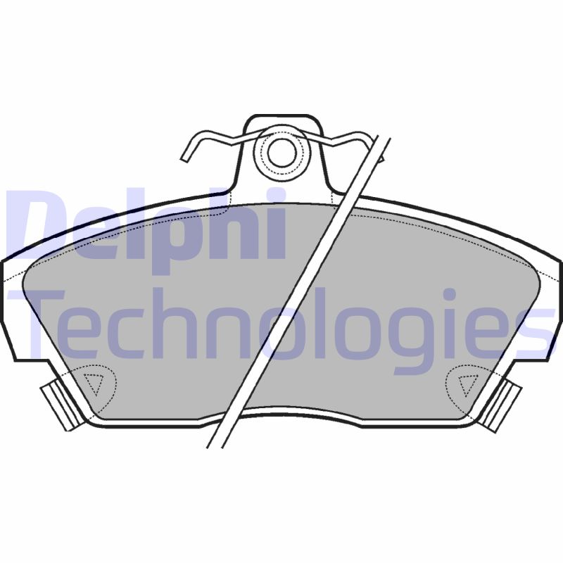 Remblokset Delphi Diesel LP618