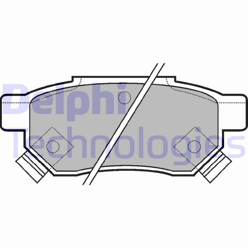 Remblokset Delphi Diesel LP625