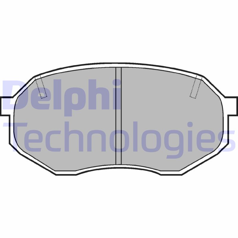 Remblokset Delphi Diesel LP630